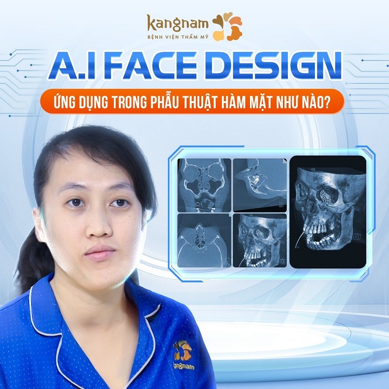 Công nghệ AI Face Design cho phép xem trước kết quả phẫu thuật