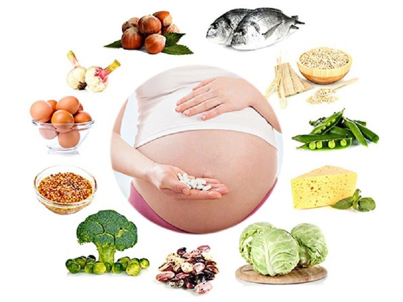 Mẹ bầu nên bổ sung đầy đủ dưỡng chất