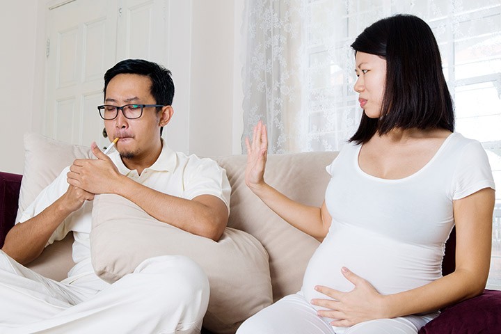 Hít khó thuốc lá cũng tăng nguy cơ dị tật thai nhi