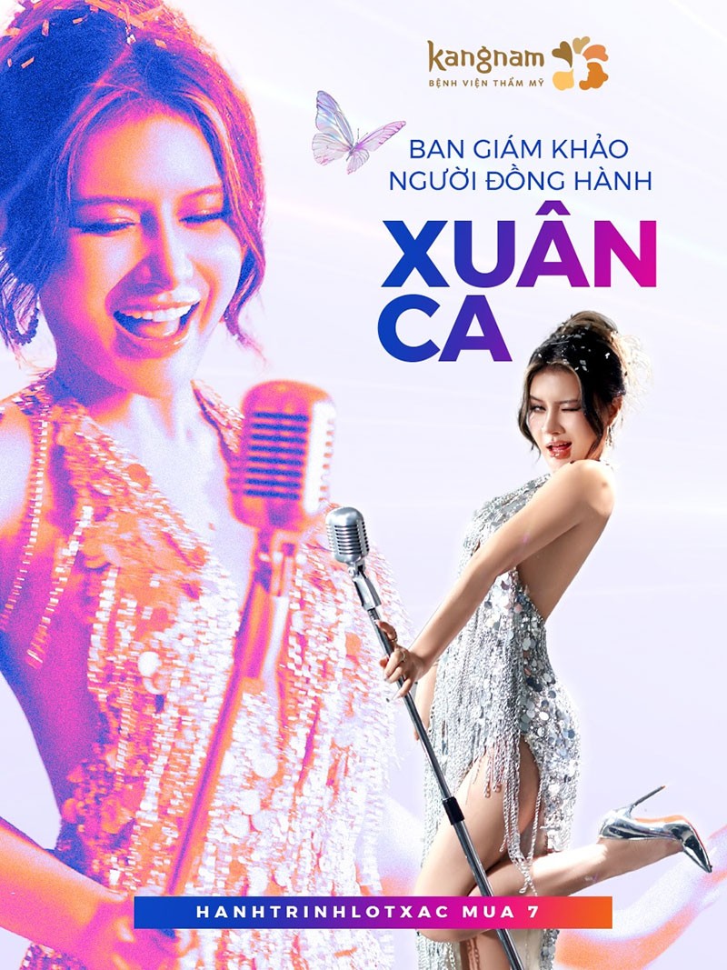 Xuân Ca tham gia chương trình với vai trò BGK đồng hành
