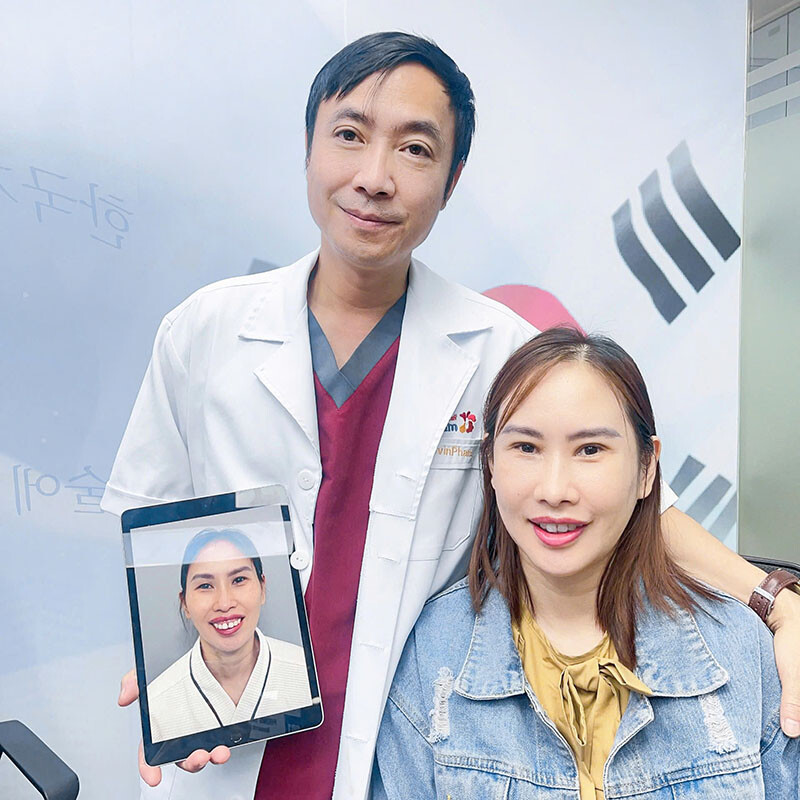 Bác sĩ Kangnam chỉnh hàm hô chữa cười hở lợi cho khách hàng