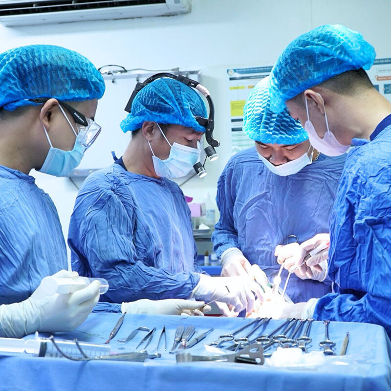 Phẫu thuật hàm gây mêm trong quá trình thực hiện