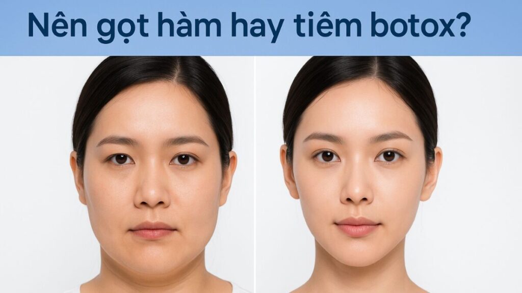 Nên gọt hàm hay tiêm botox? Tiêu chí lựa chọn phương pháp phù hợp